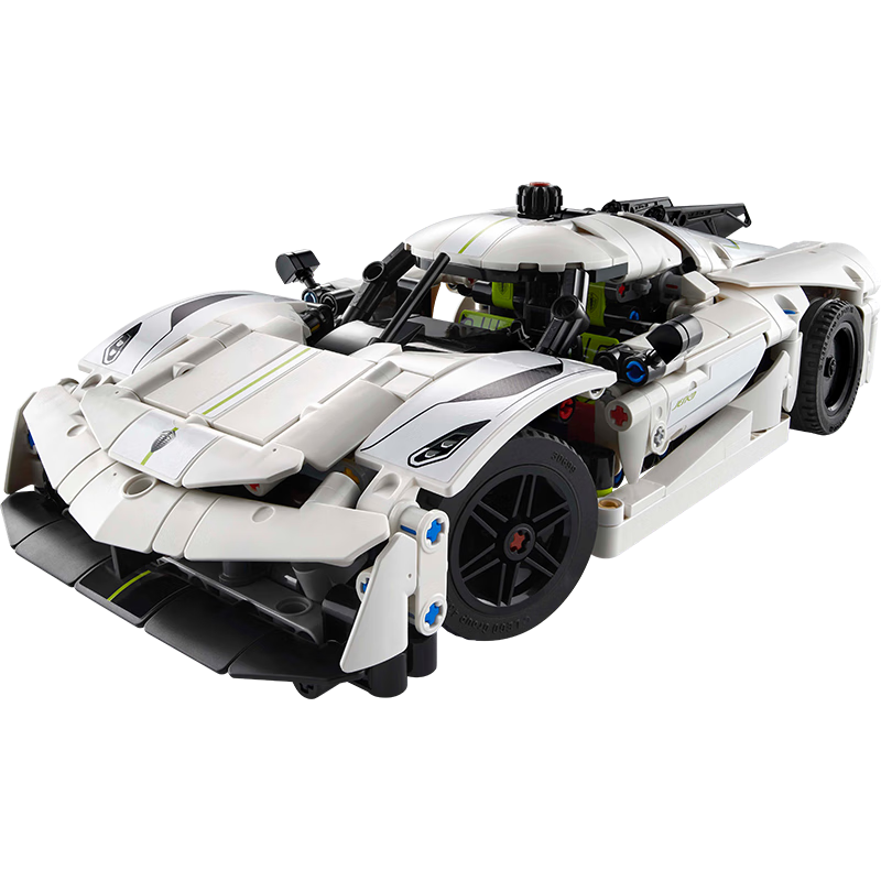 PLUS会员：LEGO 乐高 Technic科技系列 42184 科尼赛克 Jesko Absolut 白色超跑 295.41元