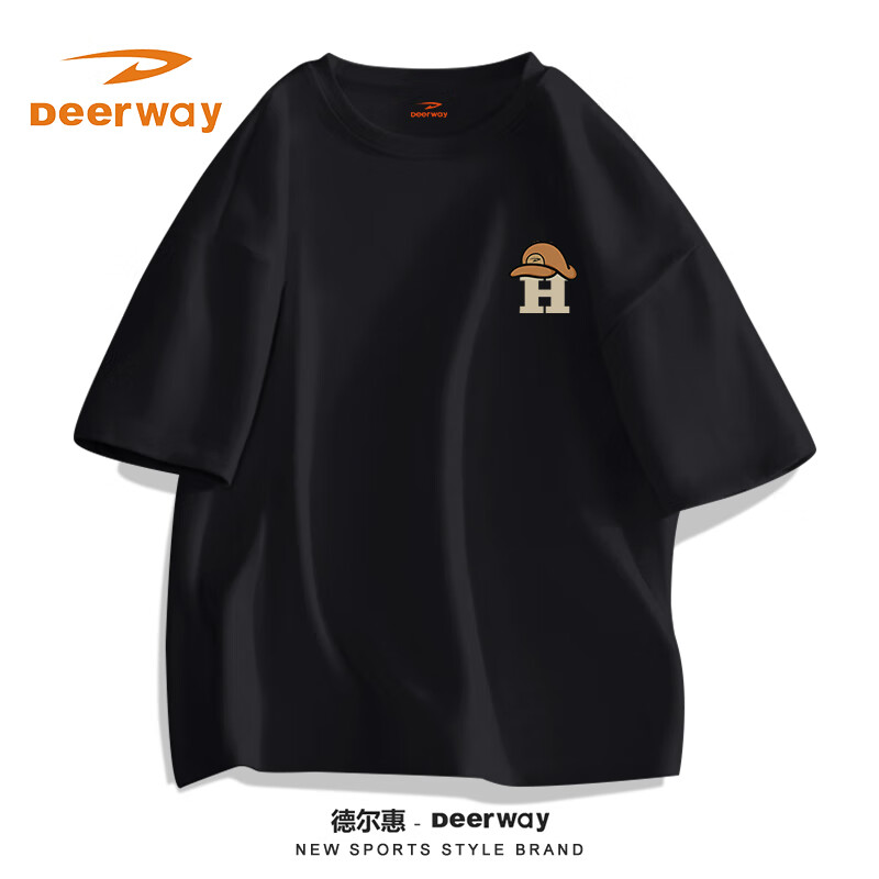 Deerway 德尔惠 男士纯棉短袖 29.9元（需用券）