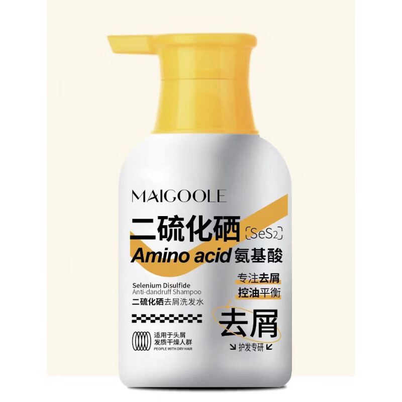 Maigoole 二硫化硒洗发水 400ml*1瓶 9.9元（需买2件，需用券）