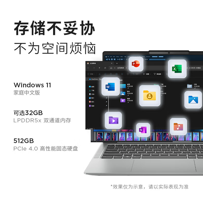 Lenovo 联想 笔记本电脑小新142024AI高能14英寸轻薄本(锐龙78845H16G512G高色域护