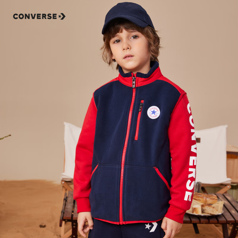 PLUS会员：Converse 匡威 儿童加绒马甲 88.36元包邮（需用券）