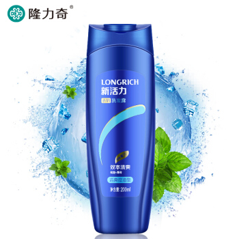 Longrich 隆力奇 新活力去屑洗发露 薄荷清爽控油型 200ml 5.96元