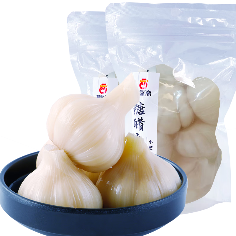 知香斋 糖醋蒜头300g*2袋 9.9元（需领券）