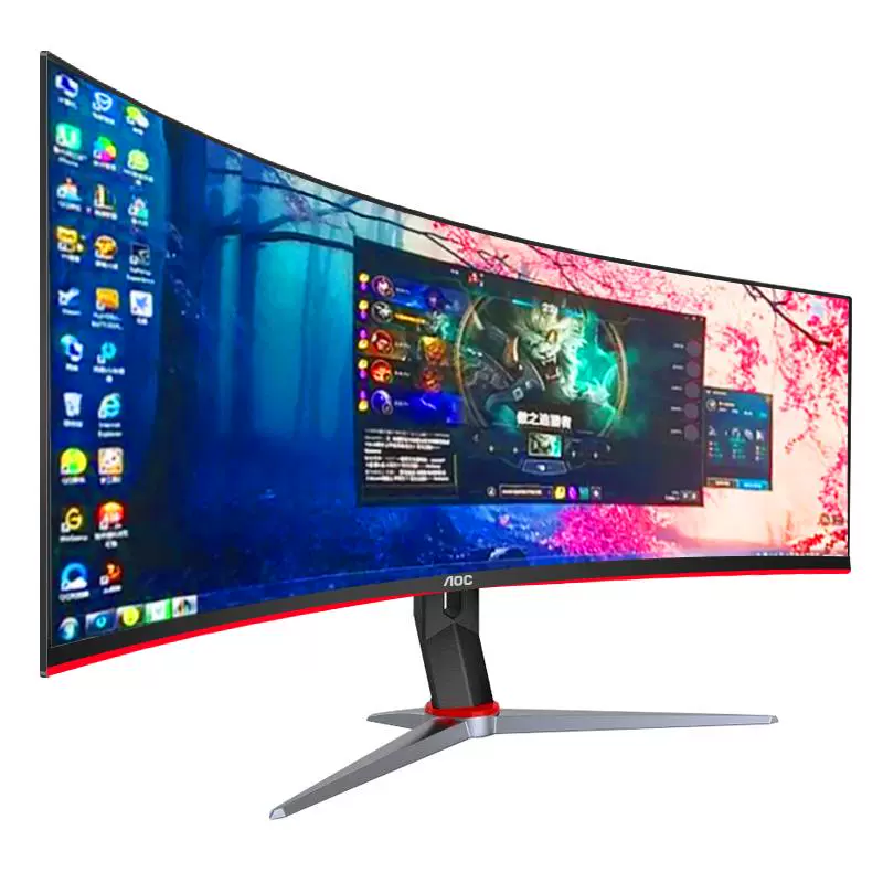 AOC 冠捷 U34G3XM 34英寸 VA FreeSync 显示器（3440×1440、144Hz、121％sRGB、HDR10） ￥13