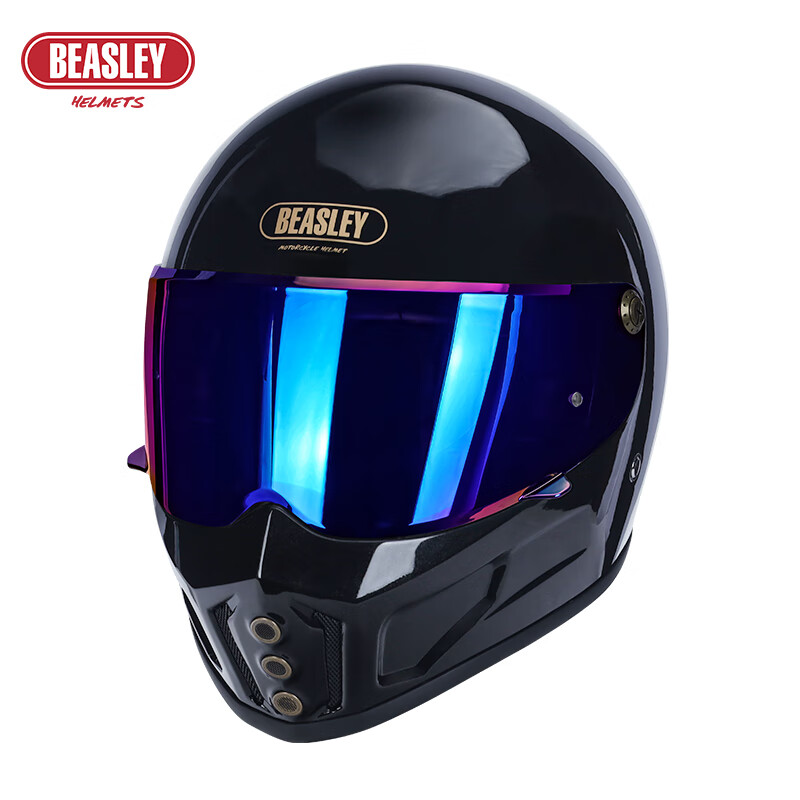 BEASLEY HELMETS 比斯力摩托车头盔复古机车头盔男重型赛博朋克头盔巡航春夏全