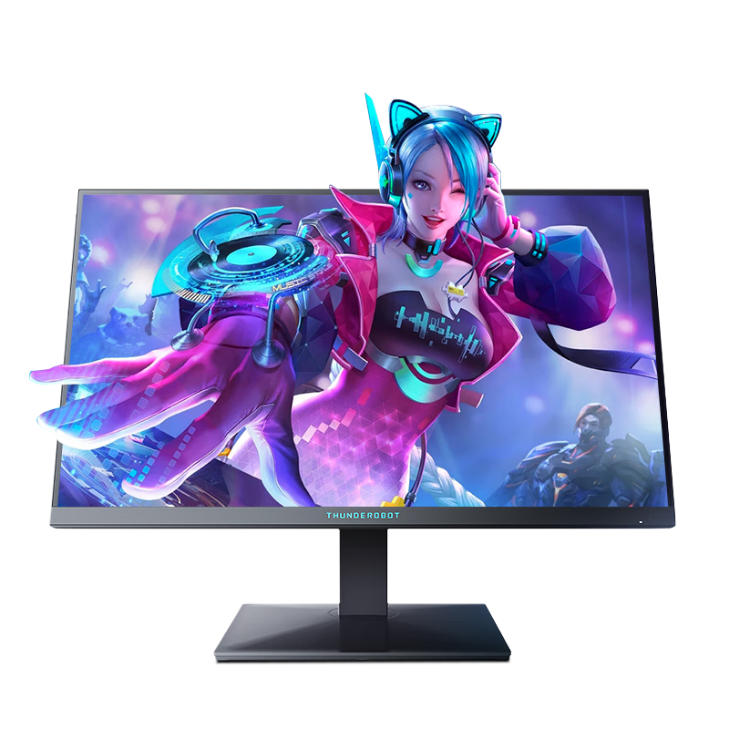 PLUS会员、需首购礼金：ThundeRobot 雷神 黑武士 ZQ27F180 27英寸 IPS G-sync FreeSync 