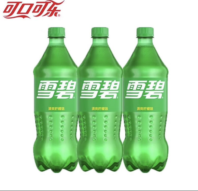 Sprite 雪碧 可口可乐 雪碧888mlx3瓶 8.82元（需用券）