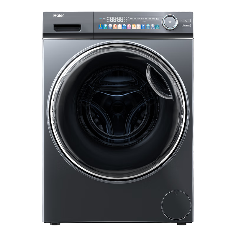 PLUS会员：Haier 海尔 精华洗系列 EG100HPLUSSL6U1 洗烘一体机 10KG 银色 3037.65元+9.9