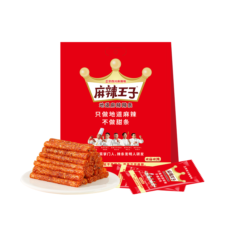 PLUS会员：麻辣王子 很麻很辣 辣条418g 13.81元（需领券）