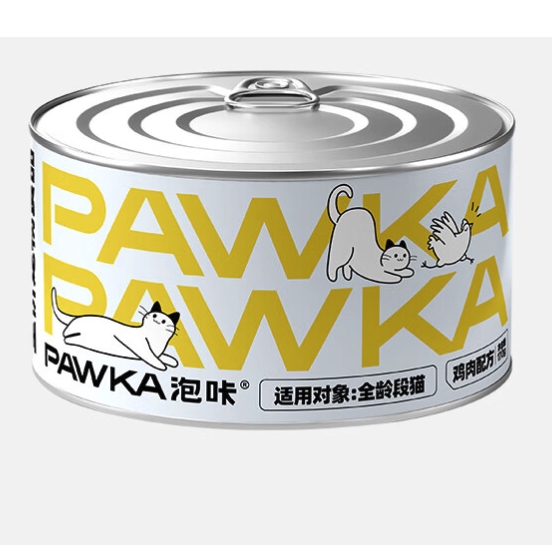 PAWKA 泡咔 猫罐头 鸡肉味 170g*1罐 9.9元包邮（需用券）