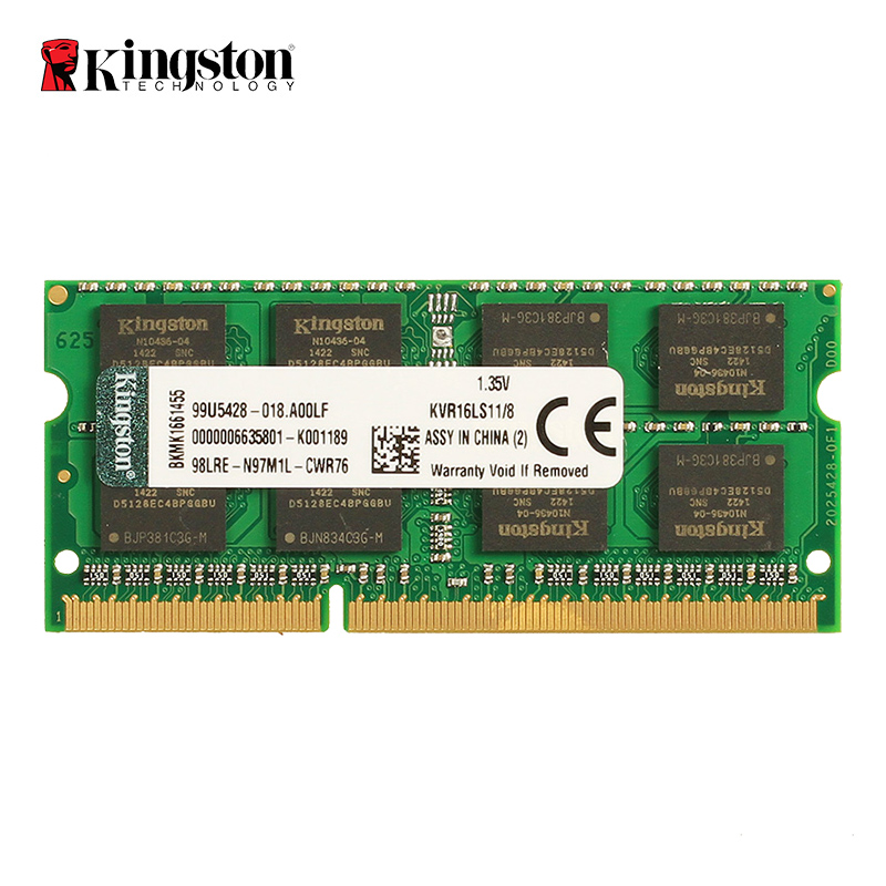 Kingston 金士顿 DDR3L 1600 8G笔记本电脑内存条 单条8g 兼容1333 219元