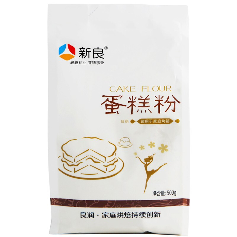 新良 低筋蛋糕粉 500g 4.88元 4.88元