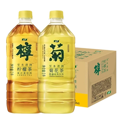 Cestbon 怡宝 柠檬茶/菊花茶 1L*6瓶 整箱装 25.89元 包邮（多重优惠）