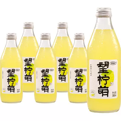 88VIP：HOPE WATER 好望水 柠檬味果汁饮料300ml*6瓶 23.9元（需领券）