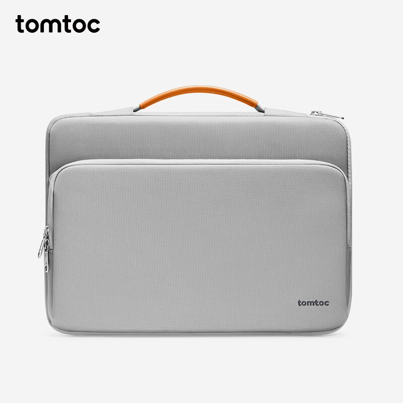 tomtoc 电脑包手提笔记本包男女14英寸商务防震苹果16寸MacBook Pro/Air 灰色 13英