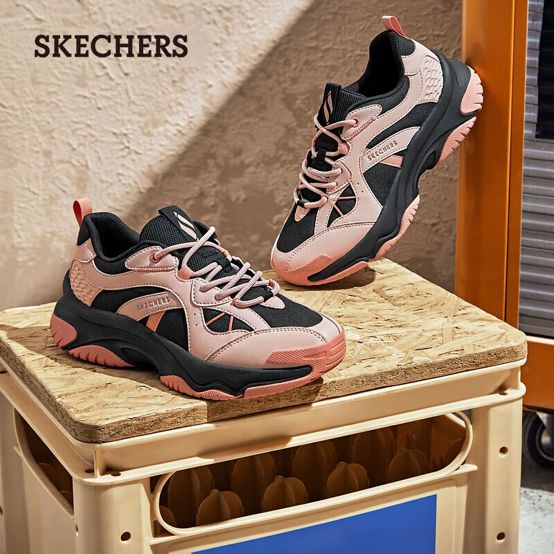 SKECHERS 斯凯奇 女款厚底老爹鞋复古运动休闲鞋 177590 241元（需用券）