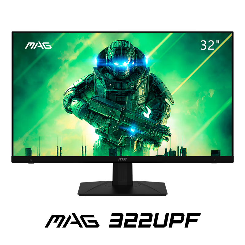 plus会员：微星（MSI）32英寸 4K 160Hz HDR400 快速液晶IPS 1ms(GTG) 90W Type-C 游戏电