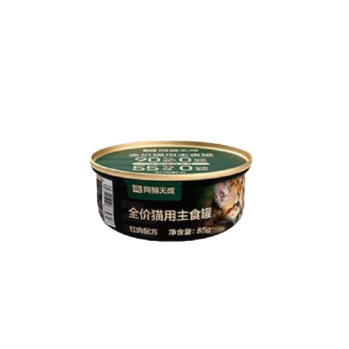 PLUS会员：网易天成 红肉全阶段猫粮 主食罐 85g*6罐 52.2元