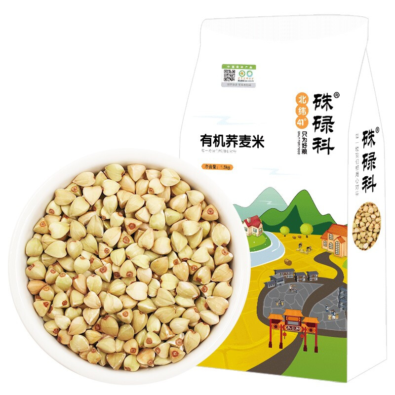 硃碌科 有机荞麦米 1.5kg 24.9元