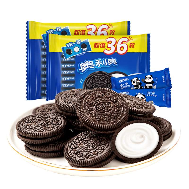 88VIP：OREO 奥利奥 经典夹心饼干原味349gx2大袋共24包72片 22.93元（需用券）