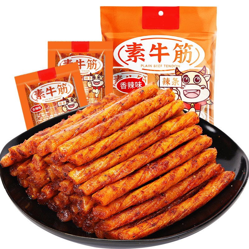 bi bi zan 比比赞 素牛筋辣条 180g *8 24.9元