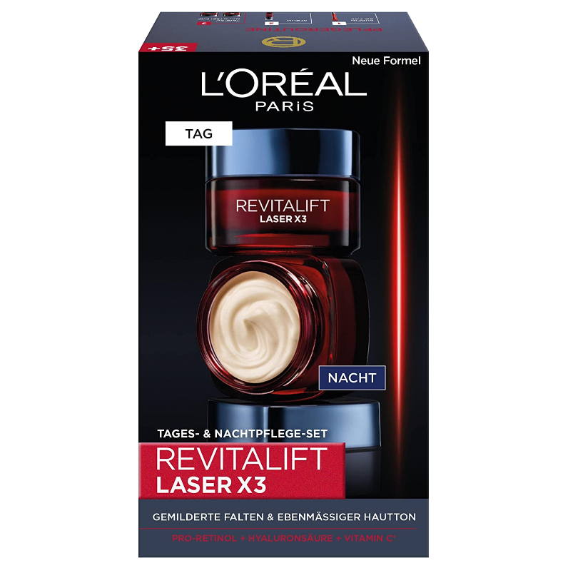 【含税直邮】L'Oreal Paris 巴黎欧莱雅 面部护理套装 2 x 50ml 到手约￥151.88