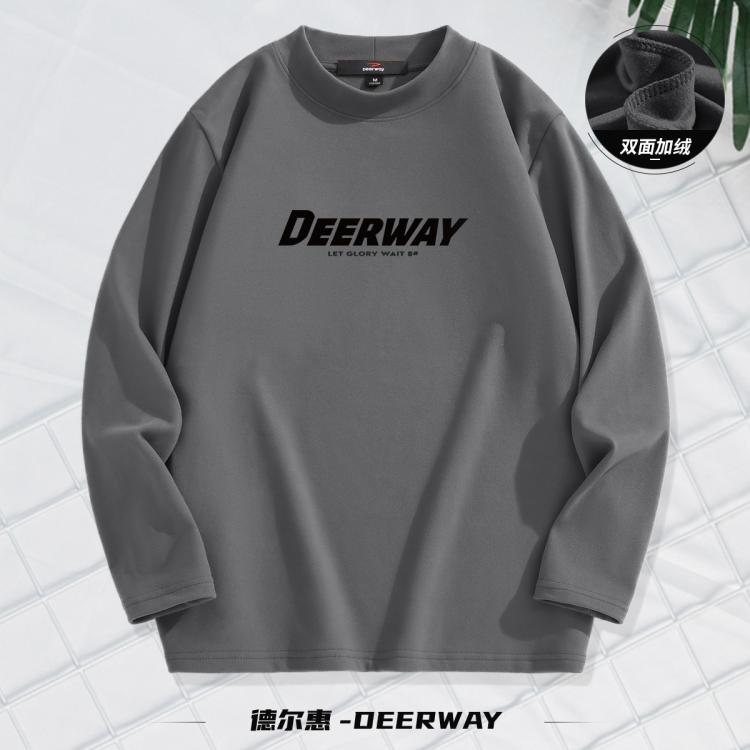 Deerway 德尔惠 男士半高领保暖T恤 53元