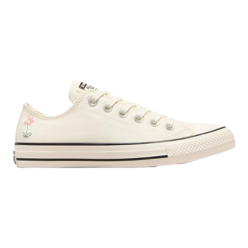 再降价、PLUS会员：CONVERSE 匡威 All Star女时尚刺绣小花低帮帆布鞋 A10149C 190.55