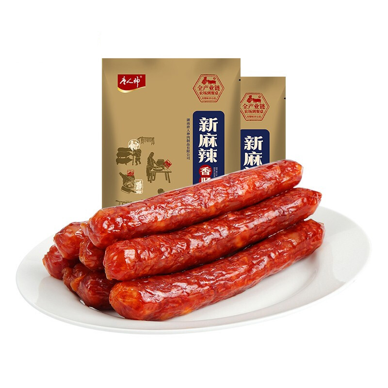 唐人神 麻辣香肠 400g 19.59元（需买2件，需用券）