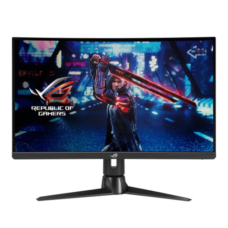 ASUS 华硕 XG27AQV 27英寸 IPS 曲面 G-sync FreeSync 显示器（2560×1440、170Hz、120%sRGB、