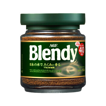 AGF Blendy 中度烘焙 原味 冰水速溶黑咖啡 80g 20.31元（需用券）