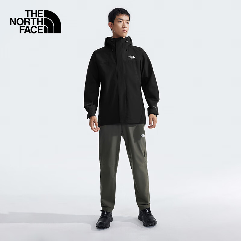 PLUS会员：（The North Face）北面 冲锋衣男三合一防水户外可拆卸 抓绒内胆 1352