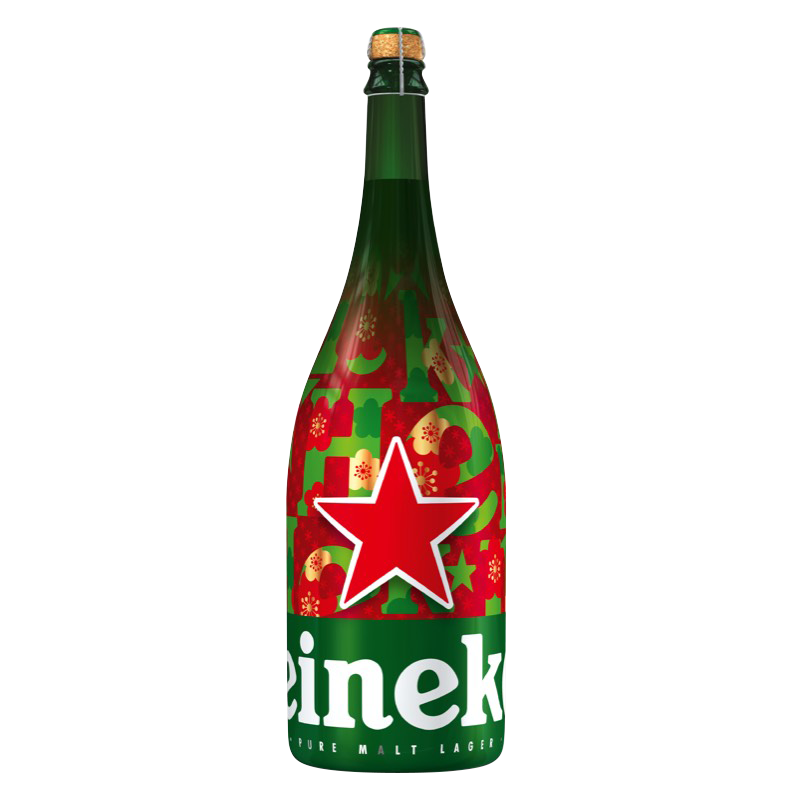 今日必买：Heineken 喜力 经典拉格 香槟瓶啤酒 1.5L 单瓶装 59.93元（需买3件，