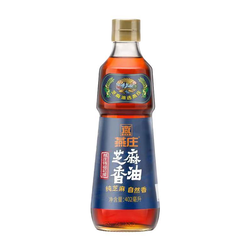 燕庄 特级初榨 芝麻香油 402ml 19.9元