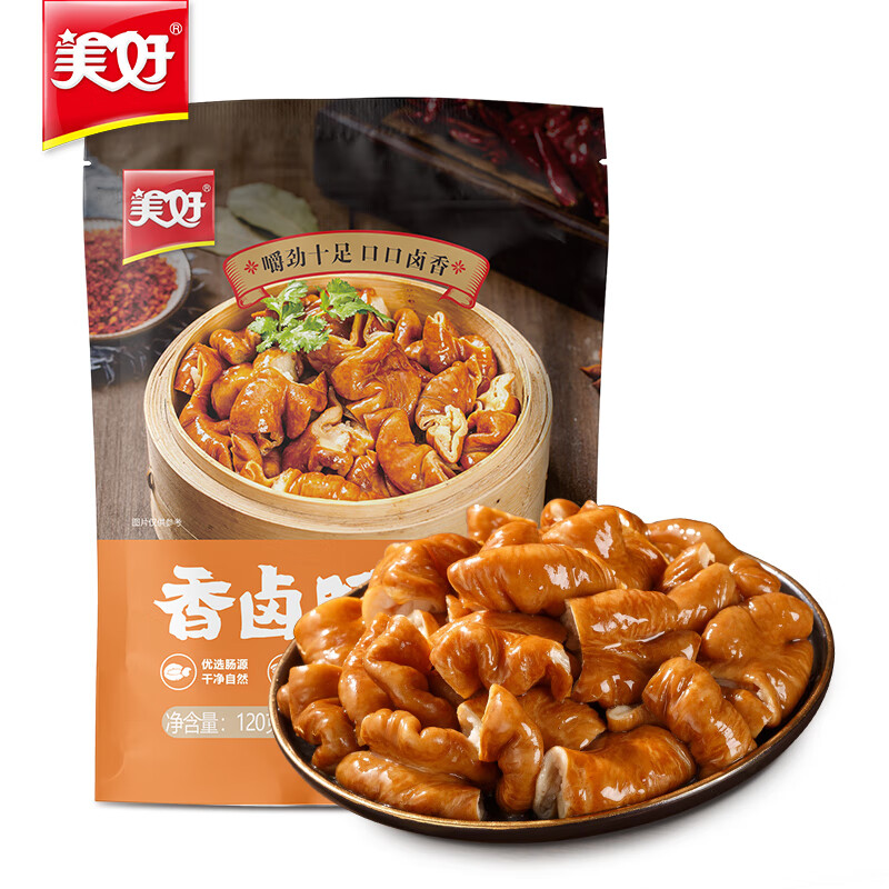 美好 香卤肥肠 120g（任选6件） 10.55元（需买6件，需用券）