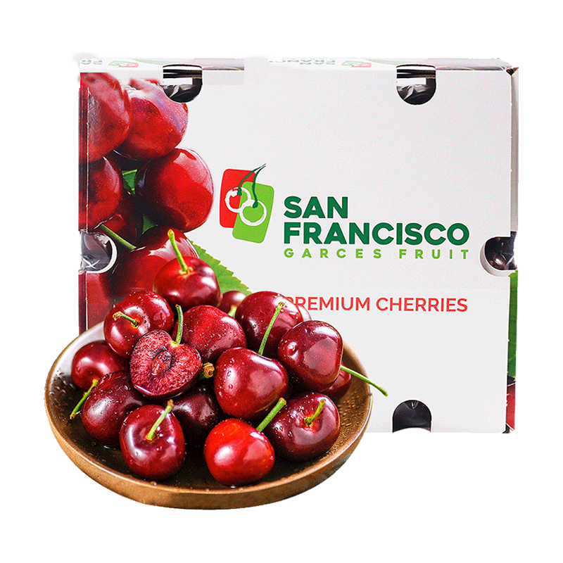 移动端、京东百亿补贴：趣尝鲜 智利车厘子5斤礼盒装 JJ级 果径约28-30mm水果