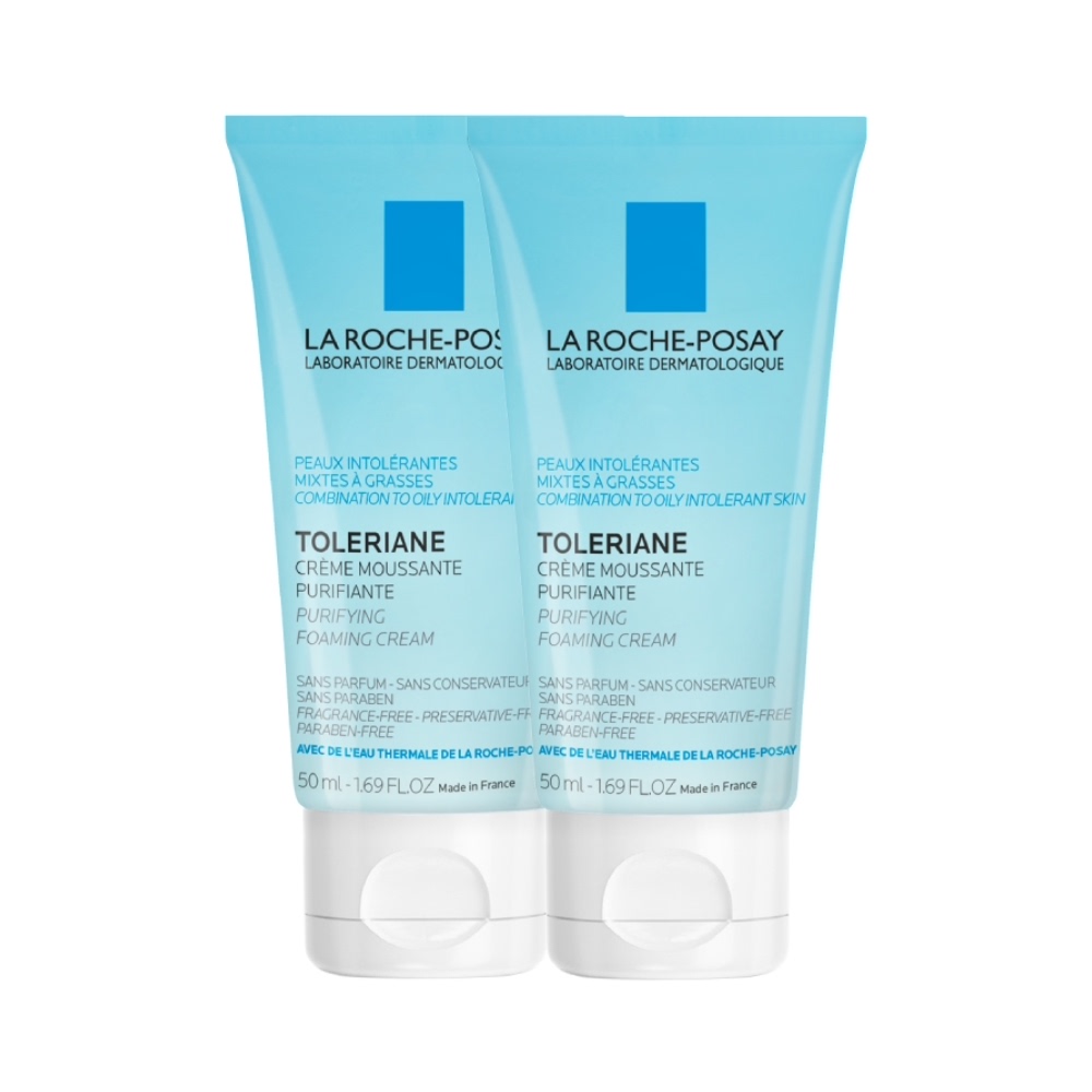 88VIP：LA ROCHE-POSAY 理肤泉 特安洁面泡沫敏感肌洗面奶 50ml*2支 39.64元（需用券