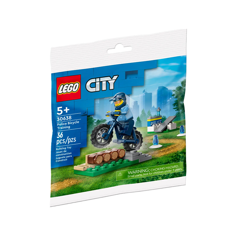 88VIP：LEGO 乐高 城市系列 30638 警察自行车训练拼砌包 46.55元