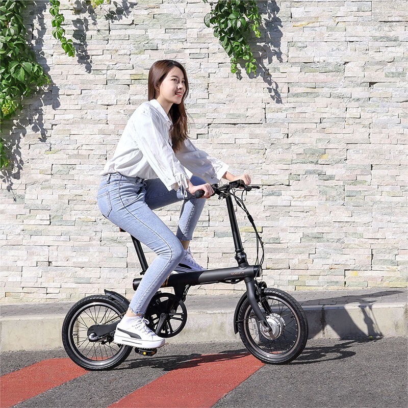 qicycle骑记电助力电动自行车超轻男折叠助力车代驾电动车小型锂电车