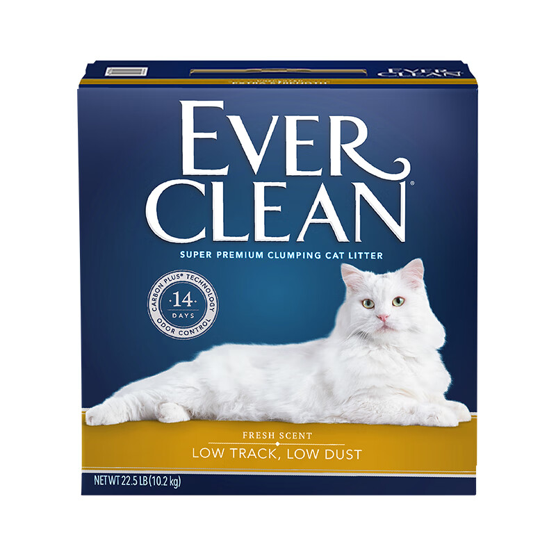 EVER CLEAN 铂钻 金标 膨润土猫砂 10.2kg 102.68元（需用券）