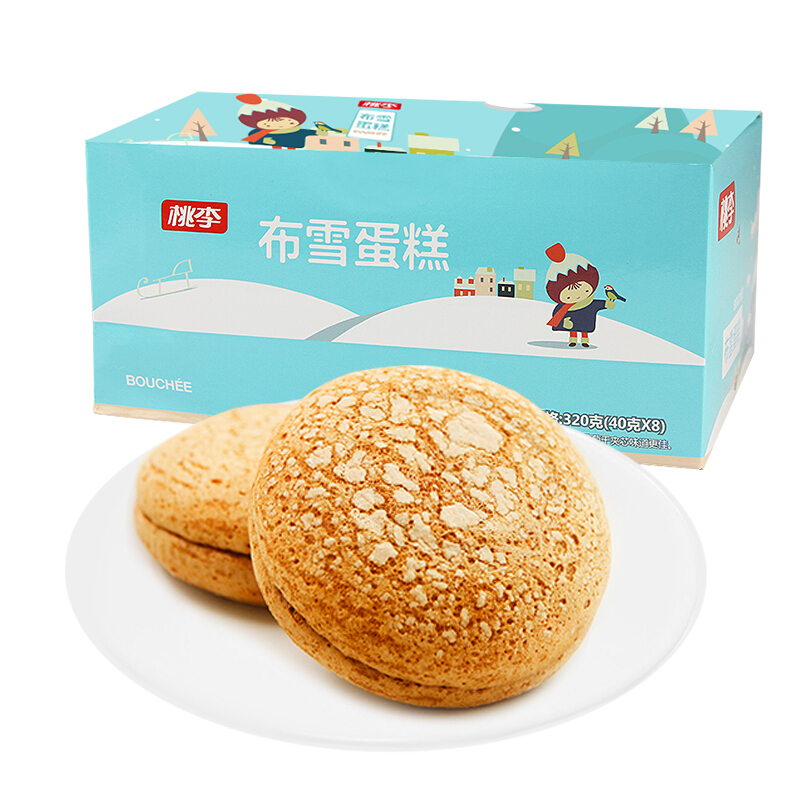 桃李 布雪蛋糕 480g 原味葡萄干奶油味 21.9元（需用券）