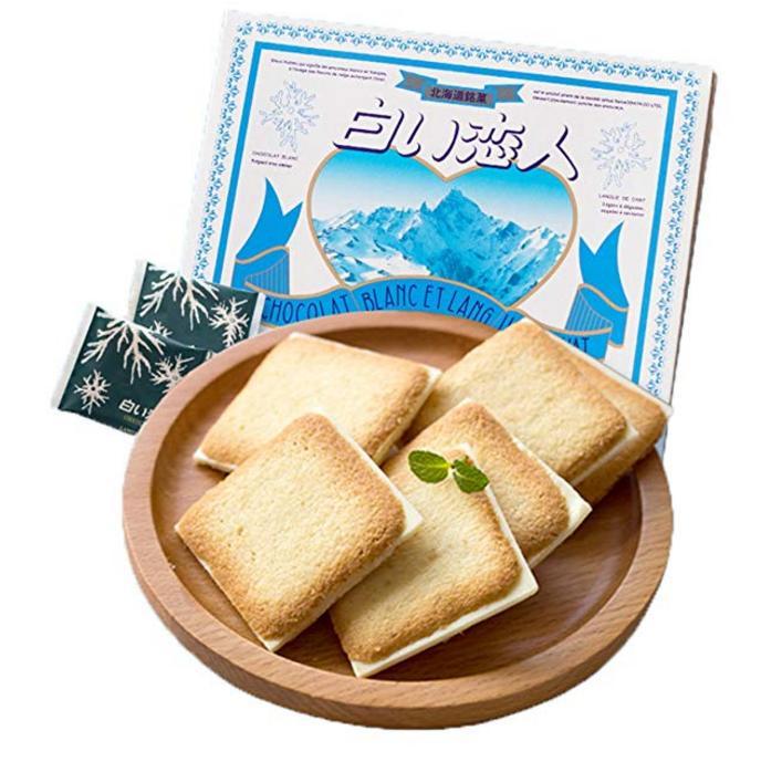 白色恋人 白巧克力夹心饼干12枚132g 79元