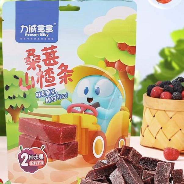 Reecen Baby 力诚宝宝 桑葚山楂条 90g*1袋 3.9元包邮（双重优惠）