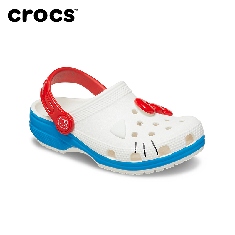 crocs 卡骆驰 Hello Kitty系列 儿童洞洞鞋 209454-100 白色 24码 283.2元（需用券）