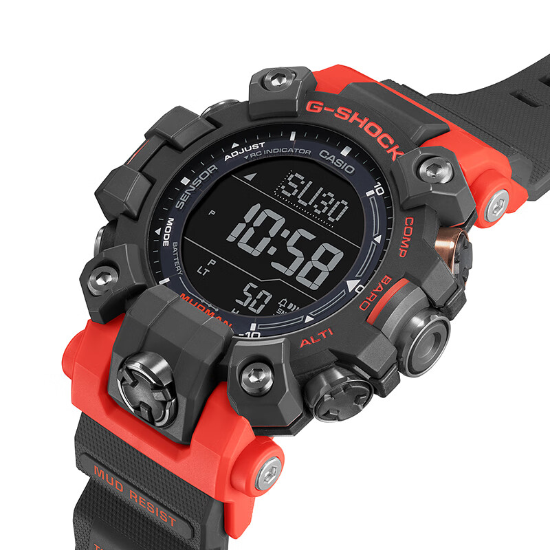 CASIO 卡西欧 G-SHOCK Mudman全新泥人系列 男士太阳能腕表 GW-9500-1A4 2680元包邮（