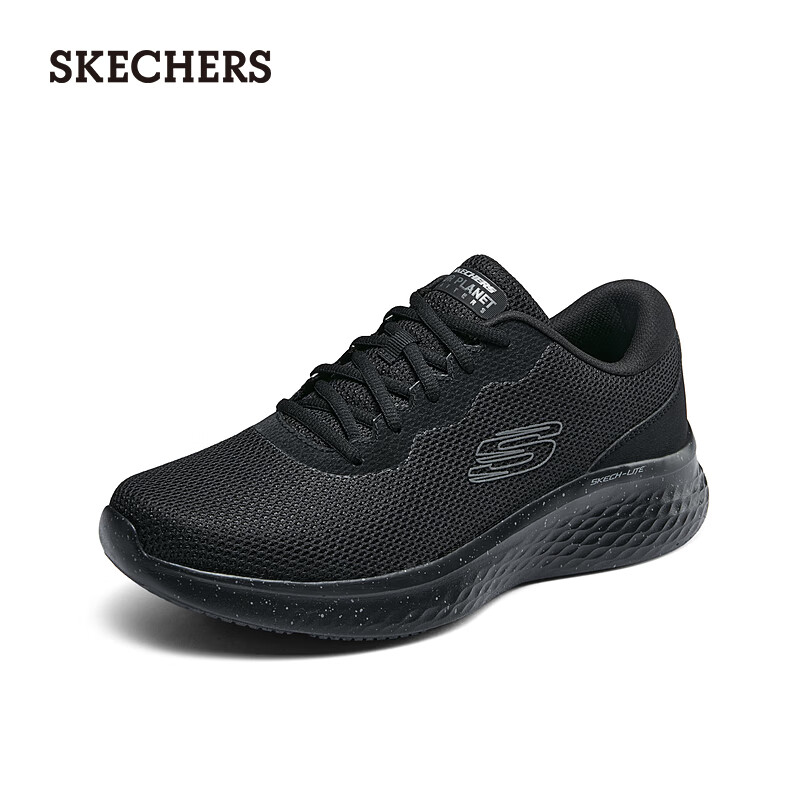 PLUS会员：Skechers 斯凯奇 网面鞋轻质透气跑鞋 232830 男款-全黑色/BBK 45 241.05元