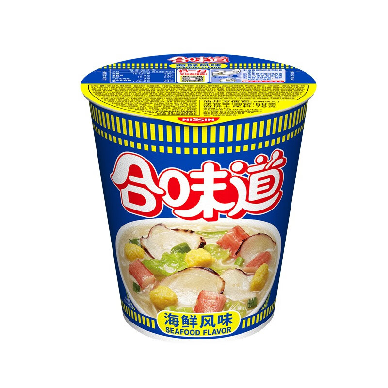 CUP NOODLES 合味道 标准杯海鲜风味76g（任选12件） 3.02元（需用券）