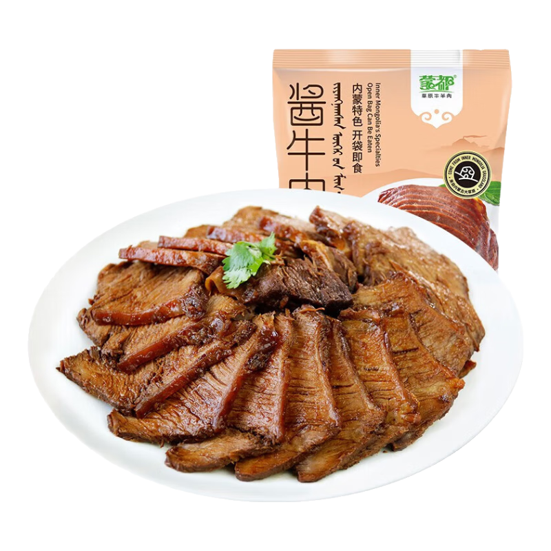 蒙都 清真酱牛肉200g/袋 16.68元