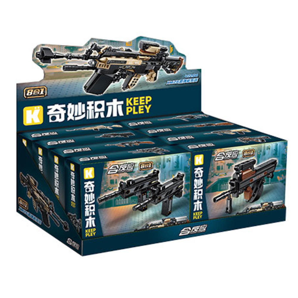 新品发售：keeppley 奇妙积木 合反应系列 42208 XM26霰弹枪系统 8款组合 68.8元