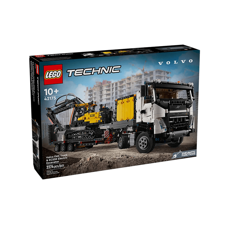 LEGO 乐高 机械组系列 42175 FMX卡车和EC230绿色动力挖掘机 1039元